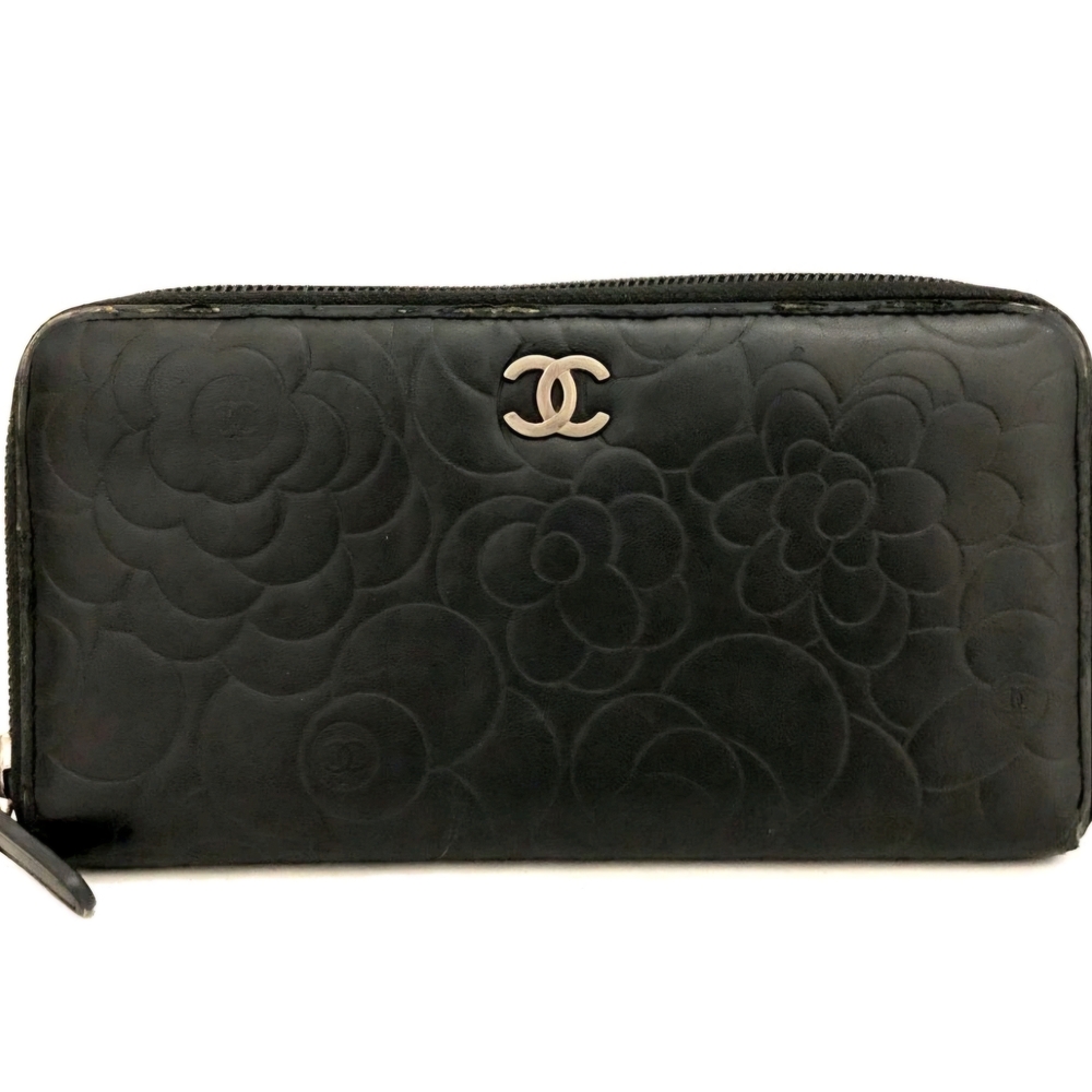 Chanel Black Quilted Wallet